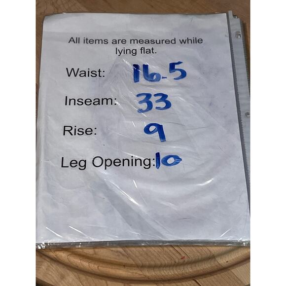 Calvin Klein Jeans Womens 6 Wide Leg Dark Wash Mid Rise‎ Trouser Chambray - Picture 4 of 7